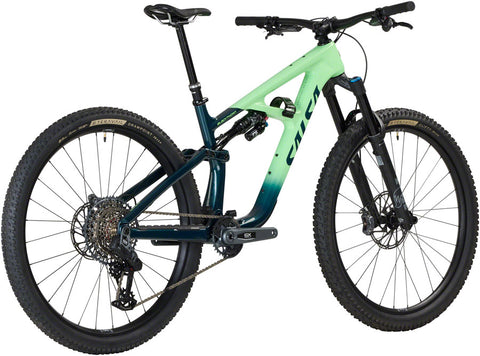 Salsa BLKthorn 125 C GX AXS Transmission Bike - 29" Carbon Slate / Citrus Small