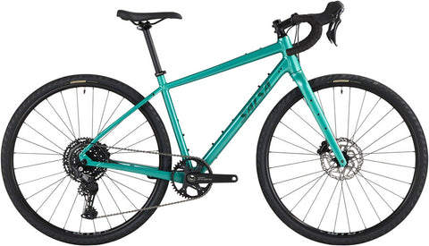 Salsa Journeyer Drop Bar Cues 1x10 Bike - 700c Aluminum Teal Green 57cm