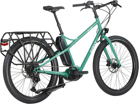 Surly Skid Loader Cargo Ebike - 27.5 Steel Illegal Smile Green Large