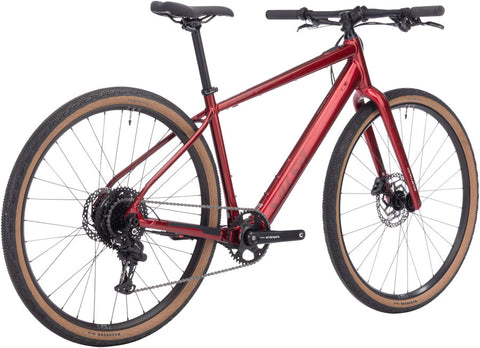 Salsa Confluence Flat Bar Essa 8 eBike - 700c Aluminum Canyon Red MD