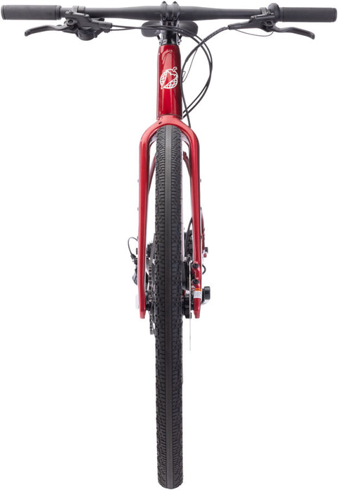 Salsa Confluence Flat Bar Essa 8 eBike - 700c Aluminum Canyon Red SM
