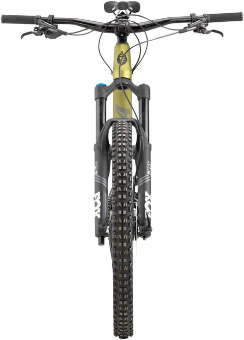 Salsa Rustler Carbon XT Bike - 27.5" Carbon Green/Raw Fade Small