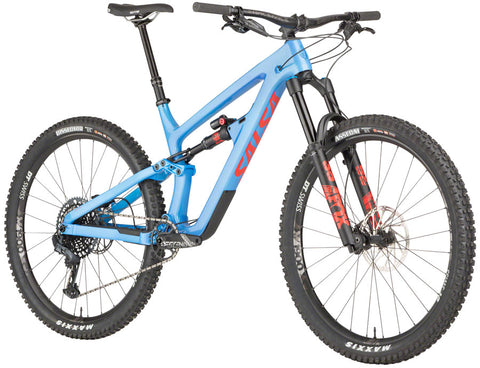 Salsa Blackthorn Carbon GX Eagle Bike - 29" Carbon Blue Large