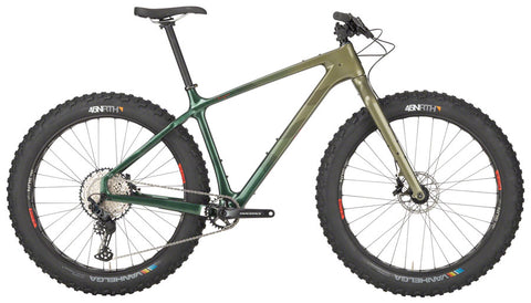 Salsa Beargrease Carbon SLX Fat Bike - 27.5" Carbon Green Fade X-Large