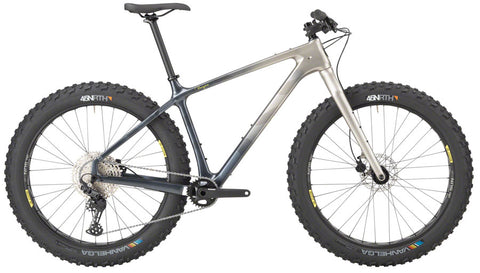 Salsa Beargrease Carbon Deore 11spd Fat Bike - 27.5" Carbon Gray Fade Small