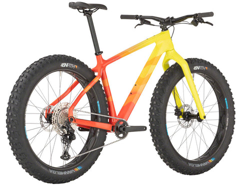 Salsa Beargrease Carbon Deore 11spd Fat Bike - 27.5" Carbon Orange/YLW Fade Small