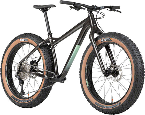 Salsa Mukluk Deore 11 Fat Tire Bike - 26" Aluminum Black Medium