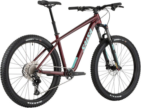 Salsa Rangefinder Deore 12 27.5+ Bike - 27.5" Aluminum Dark Red Medium
