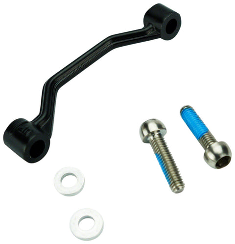 Hayes Disc Brake Adapter - 160mm Post Mount Bracket 180mm Rotor Titanium Hardware
