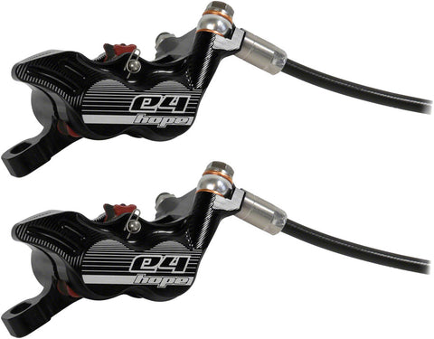 Hope Tech 3 E4 Duo Disc Brake Lever - Right Hand Front Rear Hydraulic Post Mount BLK
