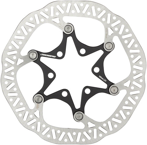 Jagwire Pro LR1 Disc Brake Rotor - 140mm 6-Bolt Silver/Black