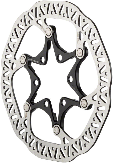 Jagwire Pro LR1 Disc Brake Rotor - 140mm 6-Bolt Silver/Black