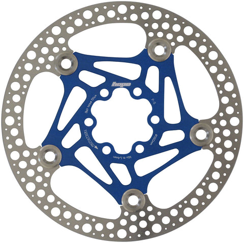 Hope Floating Road Disc Brake Rotor - 160mm 6-Bolt Blue