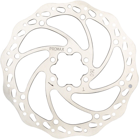 Promax S1 Sport Disc Brake Rotor - 160mm 6-Bolt Silver