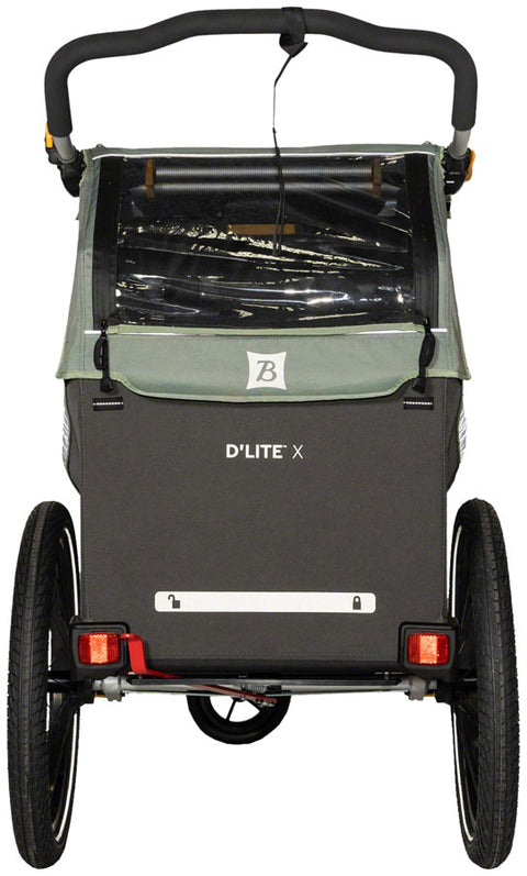 Burley DLite X Child Trailer - Single Sage Green