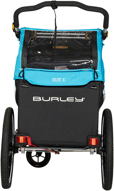 Burley DLite X Child Trailer - Single Aqua
