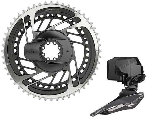 SRAM RED AXS Power Meter/Front Derailleur Kit - 54/41t 12-Speed 8-Bolt Direct Mount RED AXS 2-Position Front Derailleur Grey D1