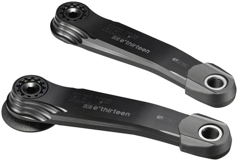 e*thirteen Helix Race Alloy e*spec Crank Arm Set - BOSCH Gen4-Brose S Mag-TQ HPR50 26.5mm Offset 165mm Self Extractor BLK