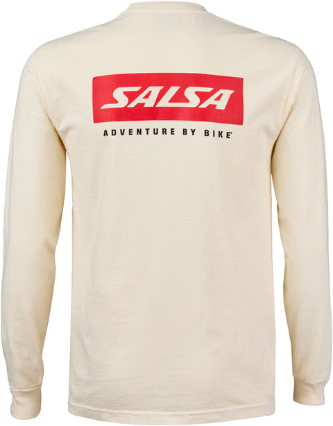Salsa Logo Long Sleeve T-Shirt - Unisex Ivory Small