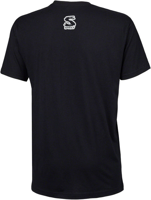 Surly Famous Last Words Short Sleeve T-Shirt - Unisex Black Small