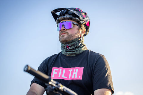 Muc-Off Lightweight Neck Gaiter - Green Punk