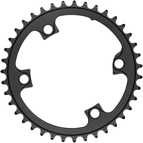 absoluteBLACK Premium Round 110 BCD Road Inner Chainring Shimano Dura-Ace 9100 - 38t 110 Shimano Asymmetric BCD 4-Bolt BLK