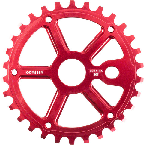 Odyssey Utility Pro Sprocket (No Guard) - 30t Anodized Red