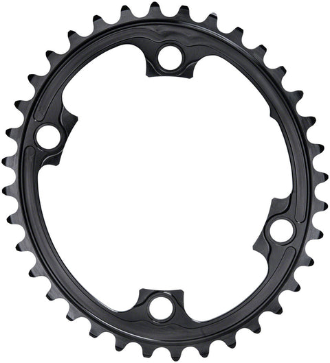 absoluteBLACK Premium Oval 110 BCD Road Inner Chainring Shimano Dura-Ace 9000 - 38t 110 Shimano Asymmetric BCD 4-Bolt BLK
