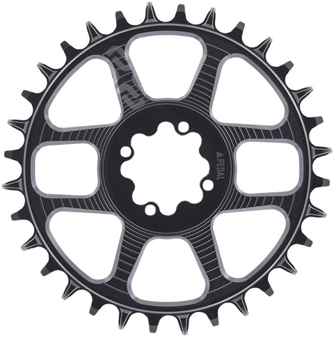 e*thirteen Helix Race 8-Bolt Chainring - 32t 11/12-Speed 3mm Offset 8-Bolt Direct Mount BLK