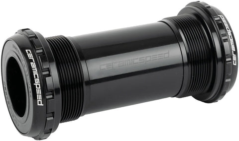 CeramicSpeed BB ALPHA Bottom Bracket - English/BSA 68mm For 24mm/Shimano Spindle Road BLK