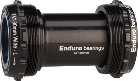 Enduro T47 Bottom Bracket: XD-15 Corsa Ceramic Bearings 386 EVO Black