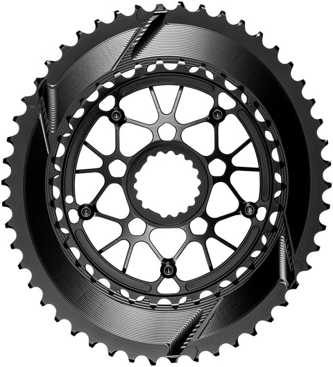 absoluteBLACK SpideRing Oval Direct Mount Chainring Set - 50/34t Cannondale Hollowgram Direct Mount BLK