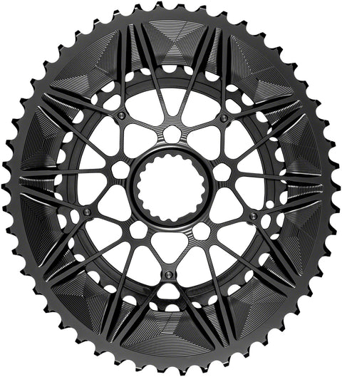 absoluteBLACK SpideRing Oval Direct Mount Chainring Set - 52/36t Cannondale Hollowgram Direct Mount BLK