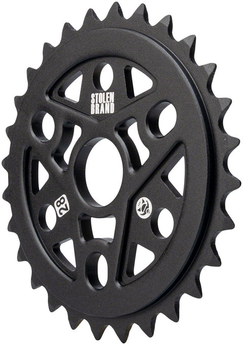 Stolen Sumo III Sprocket - 28t  6.0mm Thickness Aluminum Black