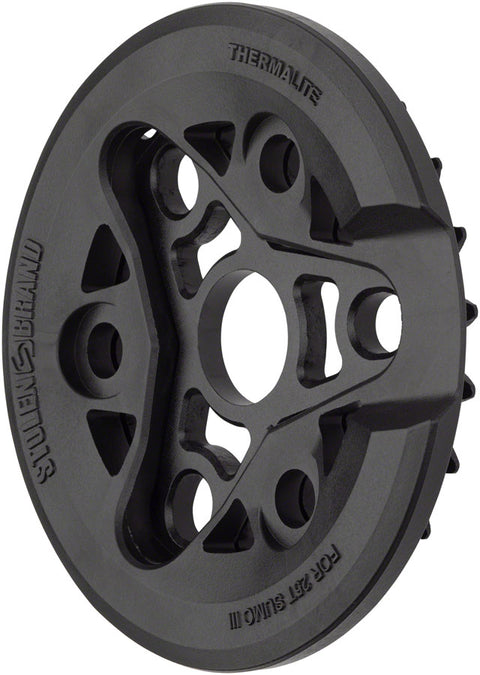 Stolen Sumo III Sprocket - 25t 6.0mm Thickness Aluminum With Thermalite Guard BLK