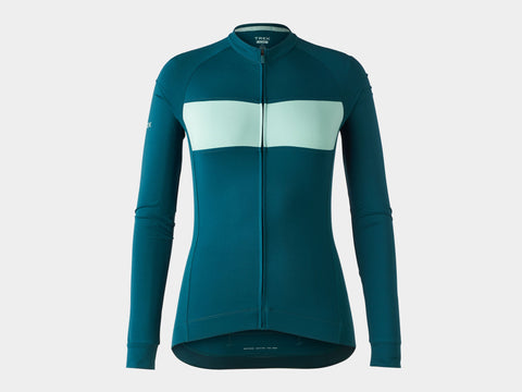 Jersey Trek Circuit Women LTD Long Sleeve X-Small Green/Teal