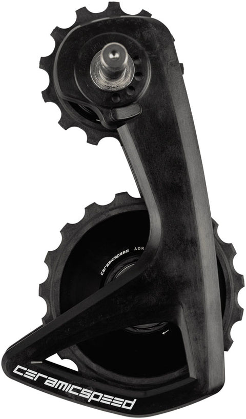 CeramicSpeed OSPW RS Alpha Pulley Wheel System Shimano 105 7150 - ALPHA Aluminum Pulley Carbon Cage BLK
