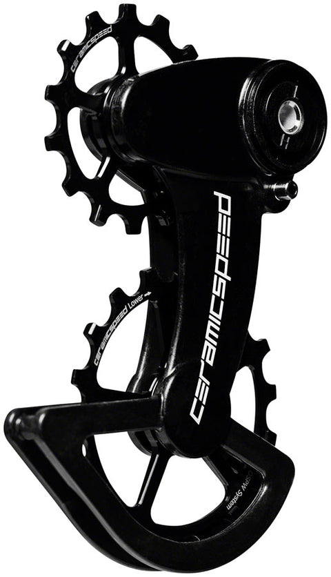 CeramicSpeed OSPW Pulley Wheel System SRAM Rival Force 1 1x11 Type 3 - Coated Bearings Alloy Pulley Carbon Cage BLK