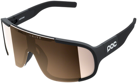 POC Aspire Sunglasses - Uranium Black Violet/Gold-Mirror Lens