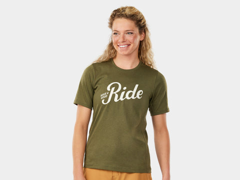 Shirt Trek Evoke Tech Tee Women X-Large Black Olive