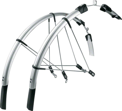 SKS Raceblade Long Fender Set 700 x 18-25: Silver