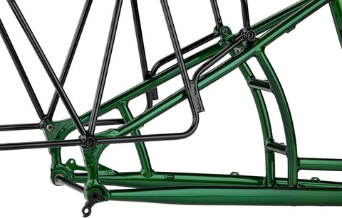 Salsa Blackborow Fat Bike Frame - Aluminum Medium Green