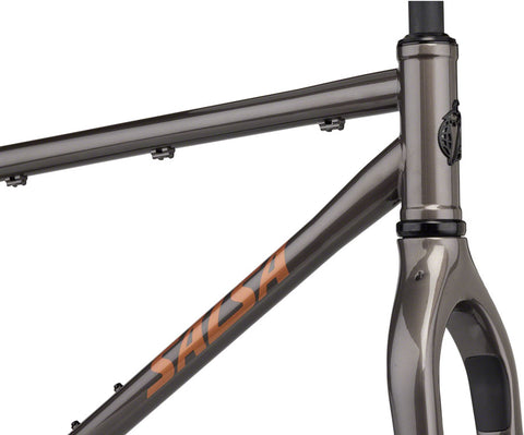 Salsa Fargo Frameset - 29" Steel Graphite X-Large