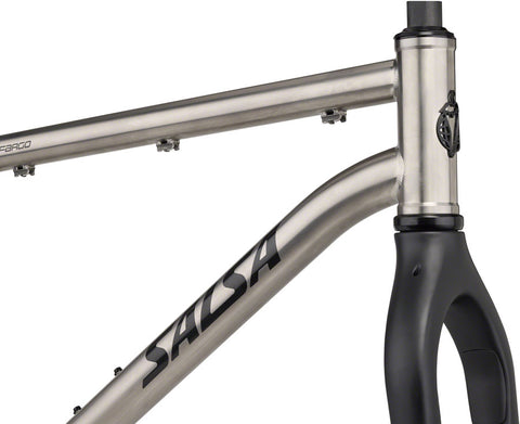 Salsa Fargo Ti Frameset - 29" Titanium Raw Small