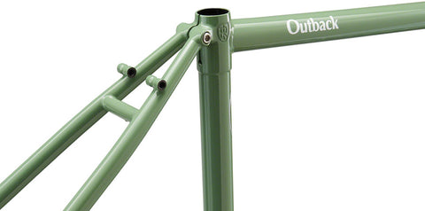 Ritchey Outback Frameset - 700c/650b Steel Winter Sage X-Small