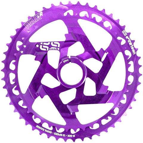 e*thirteen Helix Race Cassette - 12-Speed 9-50t Eggplant