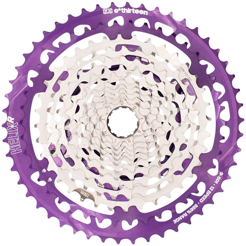 e*thirteen Helix Race Cassette - 12-Speed 9-50t Eggplant