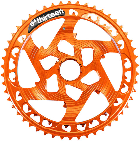 e*thirteen Helix Race Cassette - 12-Speed 9-50t Naranja