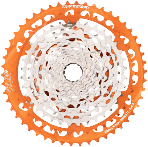 e*thirteen Helix Race Cassette - 12-Speed 9-50t Naranja