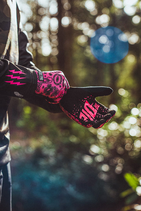 Muc-Off Summer Lightweight Mesh Rider Gloves - Pink Xlarge